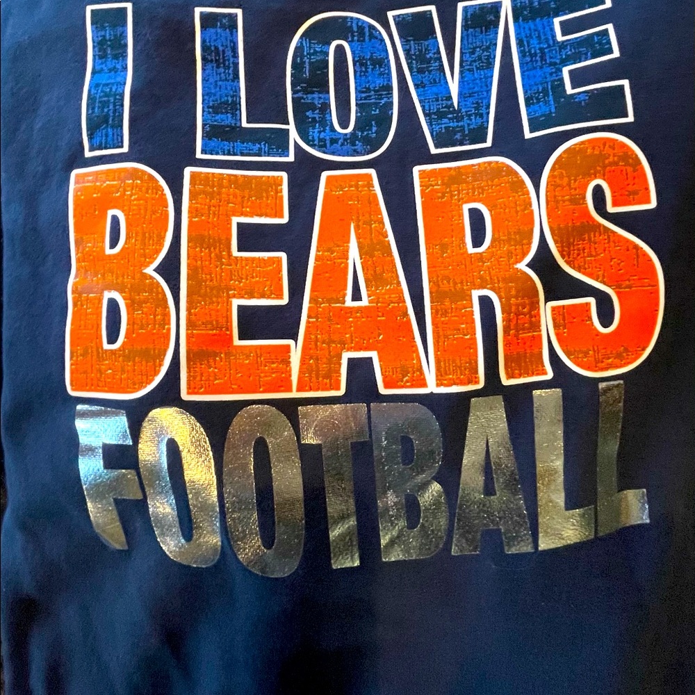 BNWT navy Chicago Bears Zip Hoodie!